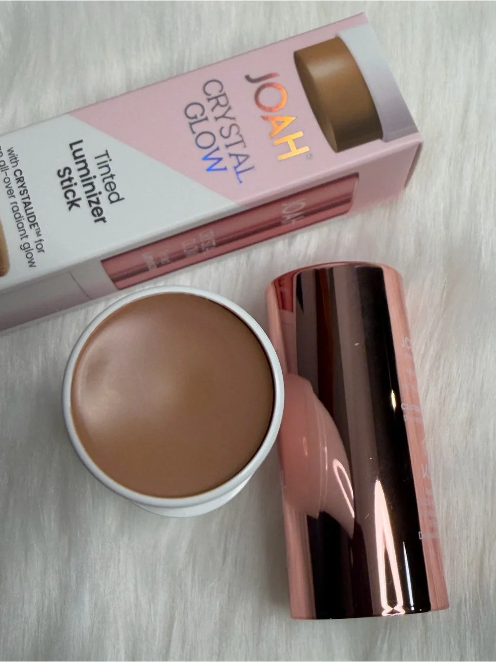 JOAH Crystal Glow Tinted Luminizer Stick with Brush